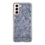 Slim Protection Case［ LAGUNAMOON - BotanicalJacquard - Clear×Black ］