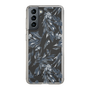 Slim Protection Case［ LAGUNAMOON - BotanicalJacquard - Clear×Black ］