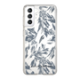 Slim Protection Case［ LAGUNAMOON - BotanicalJacquard - Clear×Black ］
