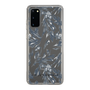 Slim Protection Case［ LAGUNAMOON - BotanicalJacquard - Clear×Black ］
