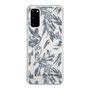 Slim Protection Case［ LAGUNAMOON - BotanicalJacquard - Clear×Black ］