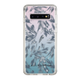 Slim Protection Case［ LAGUNAMOON - BotanicalJacquard - Clear×Black ］
