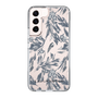 Slim Protection Case［ LAGUNAMOON - BotanicalJacquard - Clear×Black ］