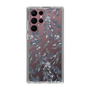 Slim Protection Case［ LAGUNAMOON - BotanicalJacquard - Clear×Black ］