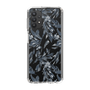 Slim Protection Case［ LAGUNAMOON - BotanicalJacquard - Clear×Black ］