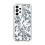 Slim Protection Case［ LAGUNAMOON - BotanicalJacquard - Clear×Black ］