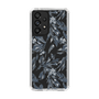 Slim Protection Case［ LAGUNAMOON - BotanicalJacquard - Clear×Black ］