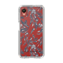 Slim Protection Case［ LAGUNAMOON - BotanicalJacquard - Clear×Black ］