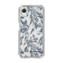 Slim Protection Case［ LAGUNAMOON - BotanicalJacquard - Clear×Black ］