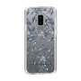 Slim Protection Case［ LAGUNAMOON - BotanicalJacquard - Clear×Black ］
