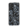 Slim Protection Case［ LAGUNAMOON - BotanicalJacquard - Clear×Black ］