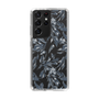 Slim Protection Case［ LAGUNAMOON - BotanicalJacquard - Clear×Black ］