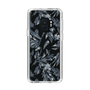 Slim Protection Case［ LAGUNAMOON - BotanicalJacquard - Clear×Black ］