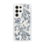 Slim Protection Case［ LAGUNAMOON - BotanicalJacquard - Clear×Black ］