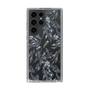 Slim Protection Case［ LAGUNAMOON - BotanicalJacquard - Clear×Black ］