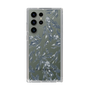 Slim Protection Case［ LAGUNAMOON - BotanicalJacquard - Clear×Black ］