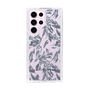Slim Protection Case［ LAGUNAMOON - BotanicalJacquard - Clear×Black ］