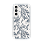 Slim Protection Case［ LAGUNAMOON - BotanicalJacquard - Clear×Black ］