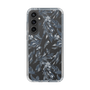 Slim Protection Case［ LAGUNAMOON - BotanicalJacquard - Clear×Black ］