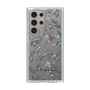 Slim Protection Case［ LAGUNAMOON - BotanicalJacquard - Clear×Black ］