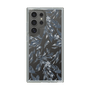 Slim Protection Case［ LAGUNAMOON - BotanicalJacquard - Clear×Black ］