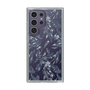 Slim Protection Case［ LAGUNAMOON - BotanicalJacquard - Clear×Black ］