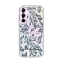 Slim Protection Case［ LAGUNAMOON - BotanicalJacquard - Clear×Black ］