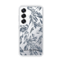 Slim Protection Case［ LAGUNAMOON - BotanicalJacquard - Clear×Black ］