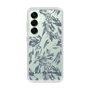 Slim Protection Case［ LAGUNAMOON - BotanicalJacquard - Clear×Black ］