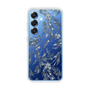 Slim Protection Case［ LAGUNAMOON - BotanicalJacquard - Clear×Black ］