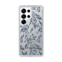 Slim Protection Case［ LAGUNAMOON - BotanicalJacquard - Clear×Black ］
