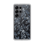 Slim Protection Case［ LAGUNAMOON - BotanicalJacquard - Clear×Black ］