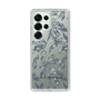 Slim Protection Case［ LAGUNAMOON - BotanicalJacquard - Clear×Black ］
