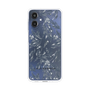 Slim Protection Case［ LAGUNAMOON - BotanicalJacquard - Clear×Black ］