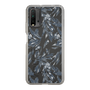 Slim Protection Case［ LAGUNAMOON - BotanicalJacquard - Clear×Black ］