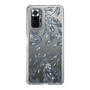 Slim Protection Case［ LAGUNAMOON - BotanicalJacquard - Clear×Black ］