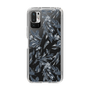Slim Protection Case［ LAGUNAMOON - BotanicalJacquard - Clear×Black ］