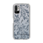Slim Protection Case［ LAGUNAMOON - BotanicalJacquard - Clear×Black ］