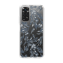 Slim Protection Case［ LAGUNAMOON - BotanicalJacquard - Clear×Black ］