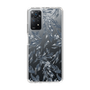 Slim Protection Case［ LAGUNAMOON - BotanicalJacquard - Clear×Black ］