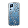 Slim Protection Case［ LAGUNAMOON - BotanicalJacquard - Clear×Black ］