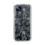 Slim Protection Case［ LAGUNAMOON - BotanicalJacquard - Clear×Black ］