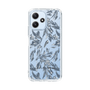 Slim Protection Case［ LAGUNAMOON - BotanicalJacquard - Clear×Black ］