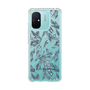 Slim Protection Case［ LAGUNAMOON - BotanicalJacquard - Clear×Black ］