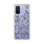 Slim Protection Case［ LAGUNAMOON - BotanicalJacquard - Clear×Black ］