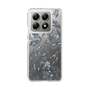 Slim Protection Case［ LAGUNAMOON - BotanicalJacquard - Clear×Black ］