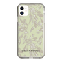 Slim Protection Case［ LAGUNAMOON - BotanicalJacquard - White×Beige ］