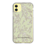 Slim Protection Case［ LAGUNAMOON - BotanicalJacquard - White×Beige ］