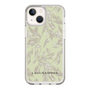 Slim Protection Case［ LAGUNAMOON - BotanicalJacquard - White×Beige ］