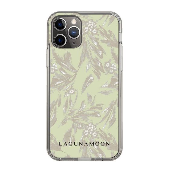 Slim Protection Case［ LAGUNAMOON - BotanicalJacquard - White×Beige ］